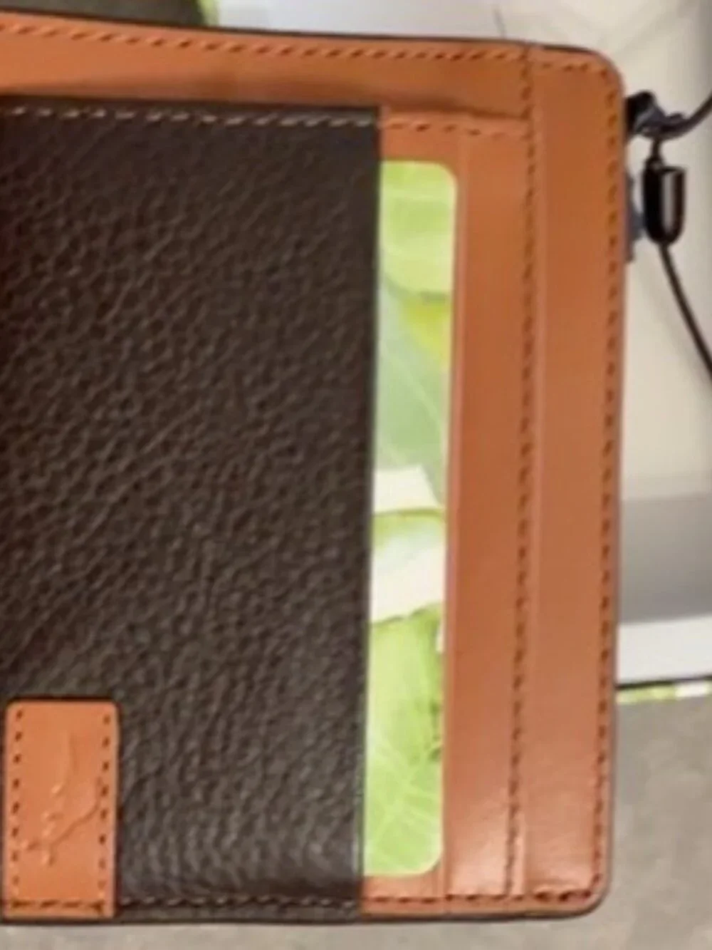 Tommy Bahama Brown/Tan Leather Wallet